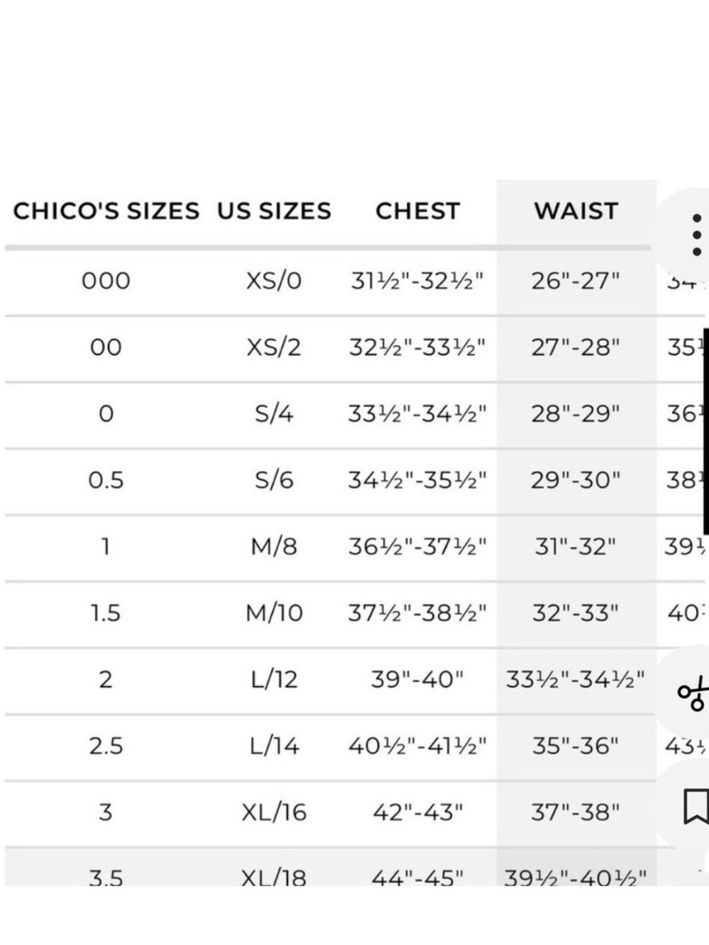 Chico's Women’s White Wrinkle-Resistant Long Sleeve Blouse Size 2 / Large EUC - Picture 12 of 12